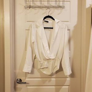 Zara Bodysuit white shirt